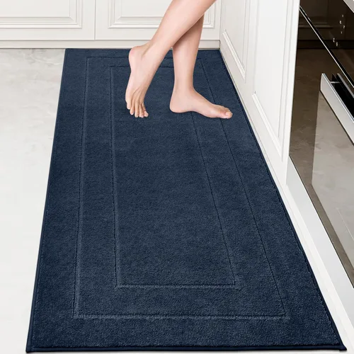 Vista 44 de PURRUGS Alfombra de cocina lavable a máquina, de 24 x 35.5 pulgadas, antideslizantes, antideslizantes, tapetes de pie suaves y superabsorbentes