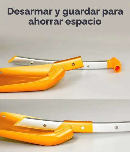 Vista 7 de AceCamp - Pala de nieve portátil telescópica y ligera, de aluminio, plegable