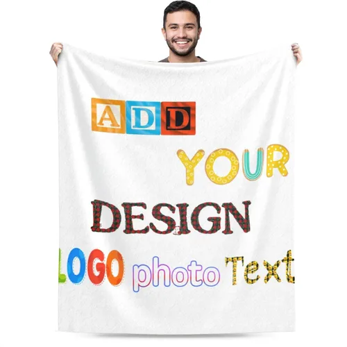 Vista 19 de Manta personalizada con imagen, mantas personalizadas para familia, marido, esposa, en cumpleaños, Navidad