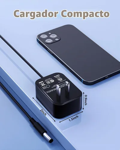 Vista 5 de WUKUR Adaptador de CA de 9 V AD-5 compatible con cable de alimentación de teclado Casio compatible con teclado Casio AD-5 AD-5MU CTK-2100 CTK-800