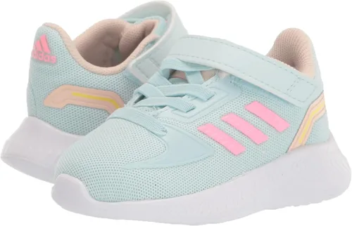 Vista 7 de adidas Tenis unisex Runfalcon 2.0 para correr, Núcleo negro-blanco-plateado metálico