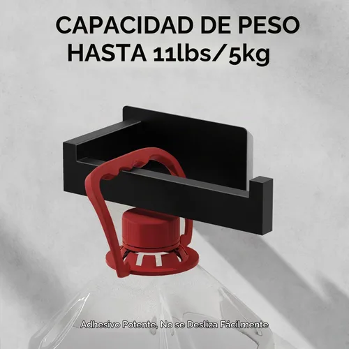 Vista 4 de Auxmir Soporte de papel higiénico autoadhesivo, soporte para rollo de baño