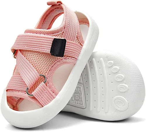 Vista 13 de OAISNIT Sandalias deportivas para bebés, niños y niñas, ligeras, antideslizantes, suela de goma, zapatos de agua acuática para playa, zapatos
