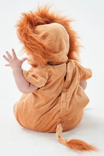 Vista 3 de Dress Up America Disfraz de león para bebés - Mameluco de león de Halloween para niños pequeños