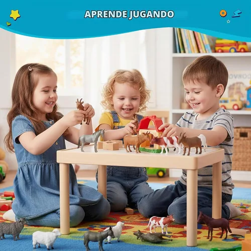 Vista 6 de Get Ready Kids Juego de animales de granja, multicolor, 5 a 6 pulgadas (870)