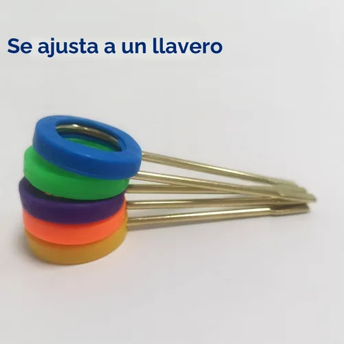 Vista 5 de Llave de emergencia interior para privacidad baño/dormitorio (5, tapa de color)