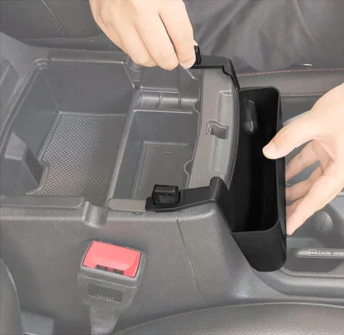 Vista 10 de EDBETOS Bandeja organizadora de consola central compatible con Jeep Wrangler JL/JLU 2018-2021 2022 2023 2024 Accesorios Jeep Gladiator JT Truck