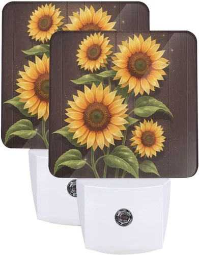 Vista 21 de Futterya Luz nocturna LED personalizada enchufable, juego personalizado de 2 lámparas de decoración con sensor automático del atardecer al amanecer