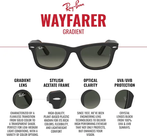 Vista 4 de Ray-Ban RB2140 - Lentes de sol Wayfarer originales