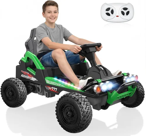 Vista 10 de 24V Ride On Toys for Big Kids 3-12, Enhanced Metal Frame, 150 Lbs, Blue