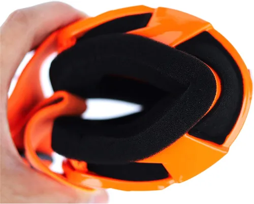 Vista 4 de ATV Ciclismo Motocicleta Gafas de Moto Bendable Anti-Reflexión Esponja Acolchado Gafas de esquí KG9 Lente teñida de naranja