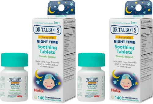 Vista 11 de Dr. Talbot's Tabletas calmantes de manzanilla nocturnas, de inspiración natural, disolución rápida, 140