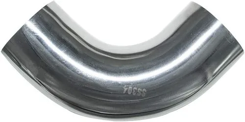 Vista 5 de Codo de Mandril de 90 Grados de Acero Inoxidable de 2" - Pared 16GA/.065" - Tramo de 1.5" - Tubería de Codo de Escape de Acero Inoxidable SS304