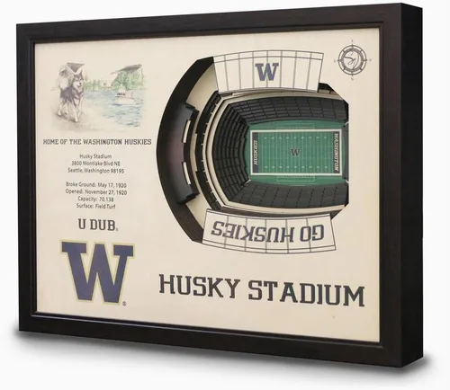 Vista 22 de YouTheFan NCAA Arte de Pared StadiumView de 25 Capas