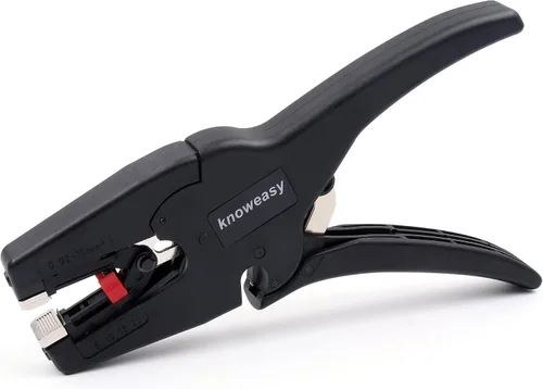 Vista 2 de Knoweasy Pelacables y cortador automático, herramienta de pelado de cables resistente 2 en 1 y herramienta pelacables para reparación electrónica
