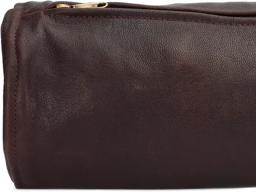 Vista 4 de Fundas de cojín de piel de cabra, funda de almohada redonda con cilindro cervical Diseñada para cabeza, cuello, espalda y piernas, 7 x 22