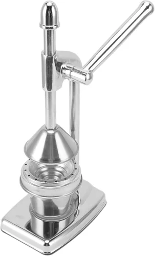 Vista 3 de Exprimidor manual de naranja, prensador de frutas de acero inoxidable con mango de goma ergonómico para jugo de naranja