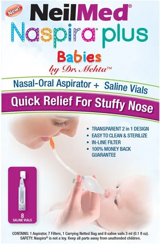 Vista 3 de NeilMed Naspira Plus Aspirador oral nasal, 1 unidad