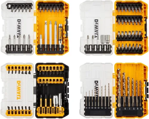 Vista 7 de DEWALT Drill Bit Set, 21 Pc. Titanium Nitride Coated Pilot Point DEWALT Bit Set with Case for Wood, Metal and Plastic (DW1361) (Pack of 5)