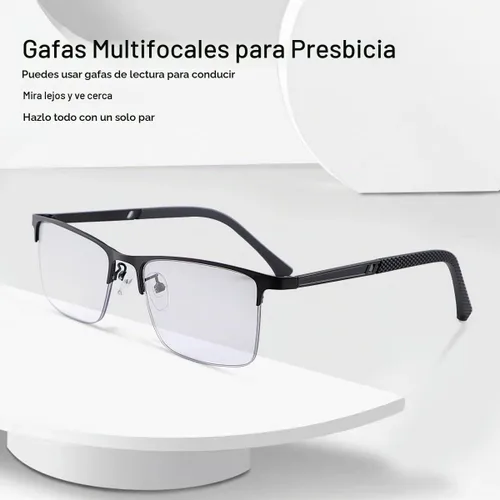 Vista 6 de MIRYEA Transición Fotocrómica Progresiva Multifocus Lectura Gafas de sol Protección UV Lectores de Sol Gafas Anti Luz Azul