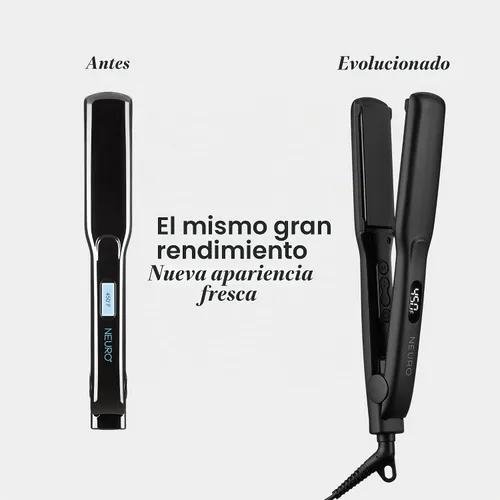 Vista 2 de Neuro por Paul Mitchell Plancha plana de titanio liso, ajustes de calor ajustables, para alisado y alisado avanzados, 1.25 pulgadas