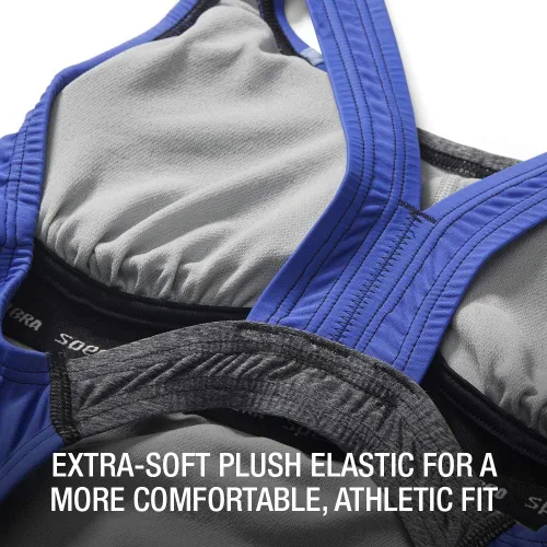 Vista 9 de Speedo Creora Highclo Quantum Splice - Traje de baño de una pieza para mujer de corte alto sólido.
