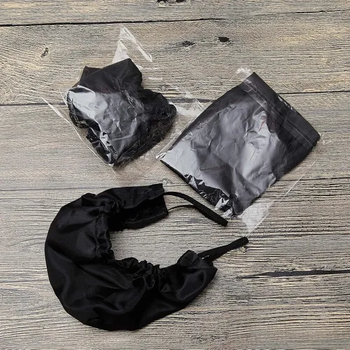 Vista 8 de eBoot 3 Piezas Gorras de Barba Gorro de Barba para Hombres Bandana Cubiertas de Cabello Facial Gorros Protectores Ajustables Gorras de Gorro Regalo