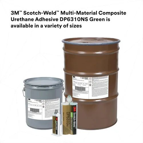 Vista 9 de 3M Scotch-Weld Adhesivo de uretano compuesto DP6310NS Verde, 1.64 onzas líquidas (paquete de 2)