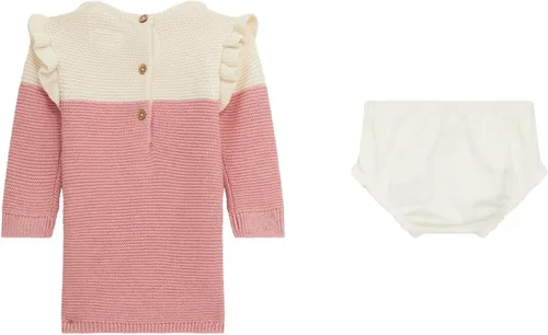 Vista 2 de GUESS Vestido de punto ecológico y funda de pañal para bebés niñas
