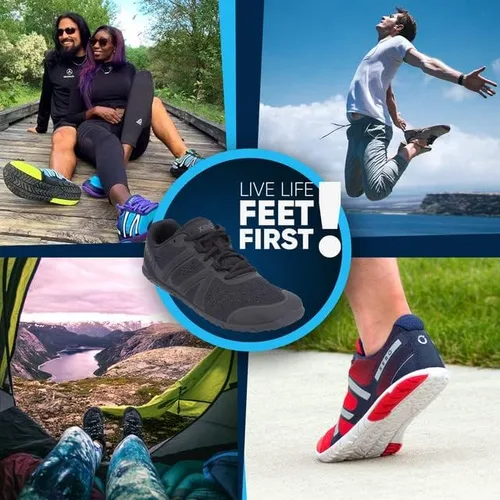 Vista 8 de Xero Shoes HFS - Tenis de fitness para hombre, ligeros, inspirados en la sensación de ir descalzo, minimalistas Tenis Zero Drop