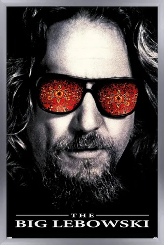 Vista 10 de Trends International The Big Lebowski - Póster de pared de una hoja, 14.725 x 22.375 pulgadas, versión enmarcada de madera de granero