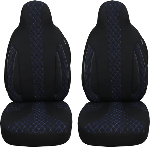 Vista 11 de BREMER SITZBEZÜGE Custom Seat Covers for VW T7 Multivan PL404 PL404 Black