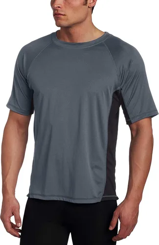 Vista 26 de Kanu Surf Camiseta de natación de manga corta UPF 50 para hombre (tallas regulares y extendidas)
