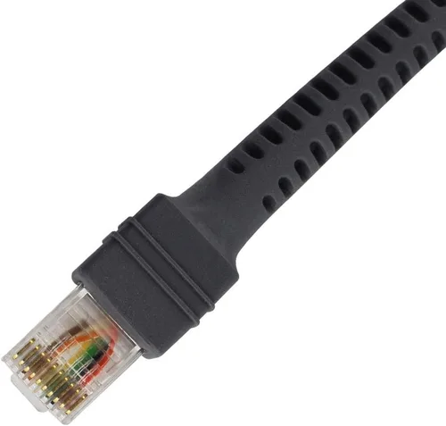 Vista 5 de CBA-R01-S07PAR RS232 - Cable serial para escáner Symbol LS2208 DS4278 de 6 pies