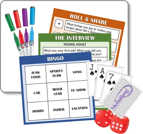 Vista 2 de MemaRang - Kit de juego para personas mayores, edición para abuelos, más de 7 juegos que lo hacen ideal para abuela, regalos para abuelos