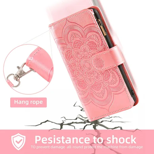 Vista 6 de Asuwish Funda para teléfono Boost Mobile Celero 5G Plus de 7 pulgadas 2023 con protector de pantalla de vidrio templado y soporte de tarjeta