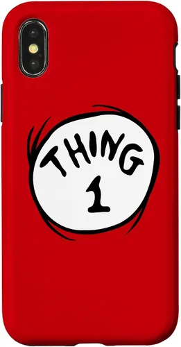 Vista 5 de Dr. Seuss Funda con emblema Thing 1 para iPhone 17