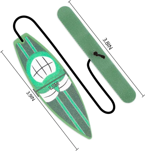 Vista 5 de Tabla de surf con dedos para paseo en automóvil, 6 mini tabla de surf de viento para ventana de coche