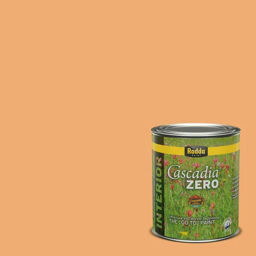 Vista 135 de Rodda Paint CASCADIA ZERO - Pintura plana e imprimación para interiores en uno, cuarto de galón, crema de ballet