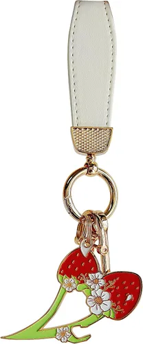 Vista 8 de Llavero de seguridad para mujer, juego de accesorios de llavero de fresa de defensa personal (juego de llaveros de fresa 1), Juego de llaveros