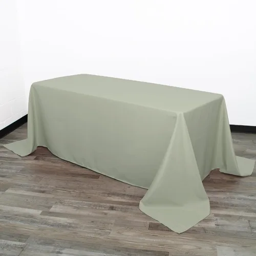 Vista 25 de Your Chair Covers - Mantel rectangular de poliéster sin costuras de alta calidad de 60 pulgadas de ancho x 102 pulgadas de largo - Negro - Mantel