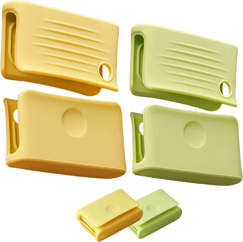 Vista 11 de Soportes de silicona para mango de olla, fundas para mango de sartén caliente, funda de hierro fundido resistente al calor, agarre antideslizante 2