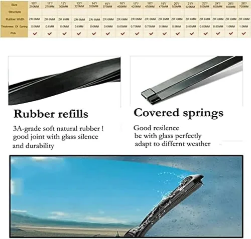 Vista 7 de Car Back Windscreen Rear Wiper Blades Wiper Arm,for Nissan x-trail t32 Hatchback 2014-2017 Size 12",car wiper kit