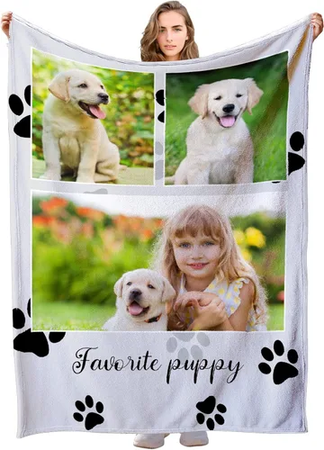 Vista 12 de Manta personalizada con imagen, manta de fotos personalizada, manta personalizada, regalos personalizados para novio, novia, mamá