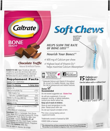 Vista 5 de Caltrate Suplemento de 600 + D, PFIZER530436, 1, 1