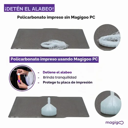 Vista 4 de MPC2018 Pegamento Adhesivo para Impresora 3D para Filamento de Policarbonato - Larga Duración y Reduce la Deformación en Placa Flexible, Vidrio