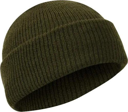 Vista 6 de Rothco Gorra de reloj de lana fabricada en Estados Unidos, protección para todo tipo de clima y gorro de estilo clásico