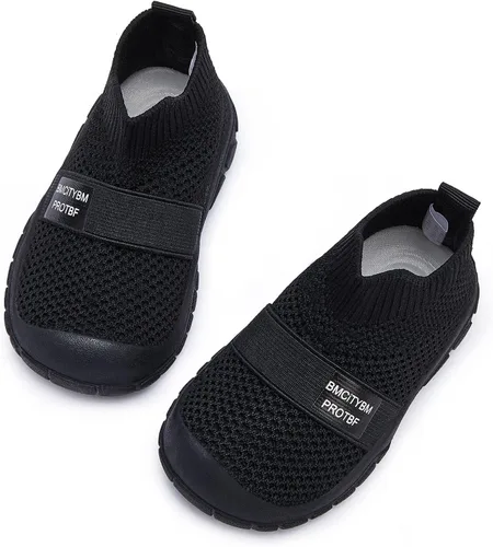Vista 7 de BMCiTYBM Zapatos de bebé niño y niña, zapatos transpirables para caminar, ligeros, antideslizantes, 6, 9, 12, 18, 24 meses