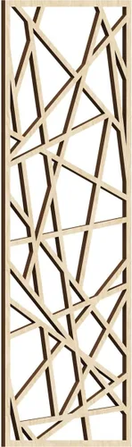 Vista 171 de Conway Paneles de pared decorativos de madera con calado, 9 3/8 pulgadas de ancho x 24 3/8 pulgadas de alto x 1/4 de alto, aliso