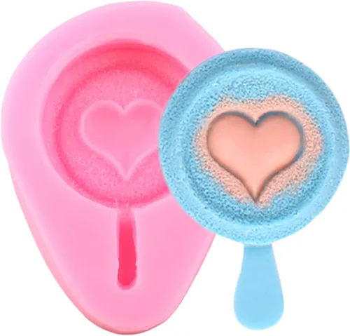 Vista 6 de Mujiang Mini molde de silicona para paletas de helado de verano, para decoración de pasteles de cumpleaños, cupcakes, caramelo, arcilla, chocolate